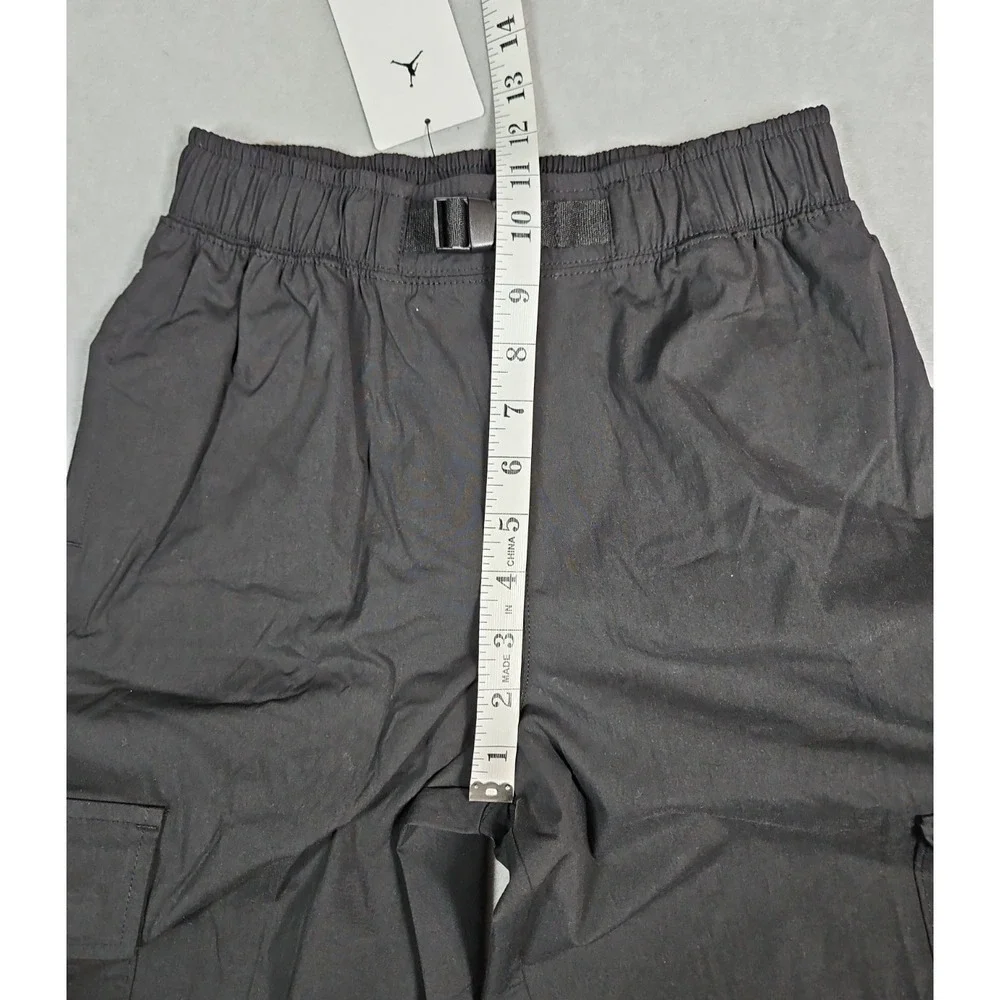 Jordan Boys Black Pull On Cargo Pants Size Medium (10/12) NWT